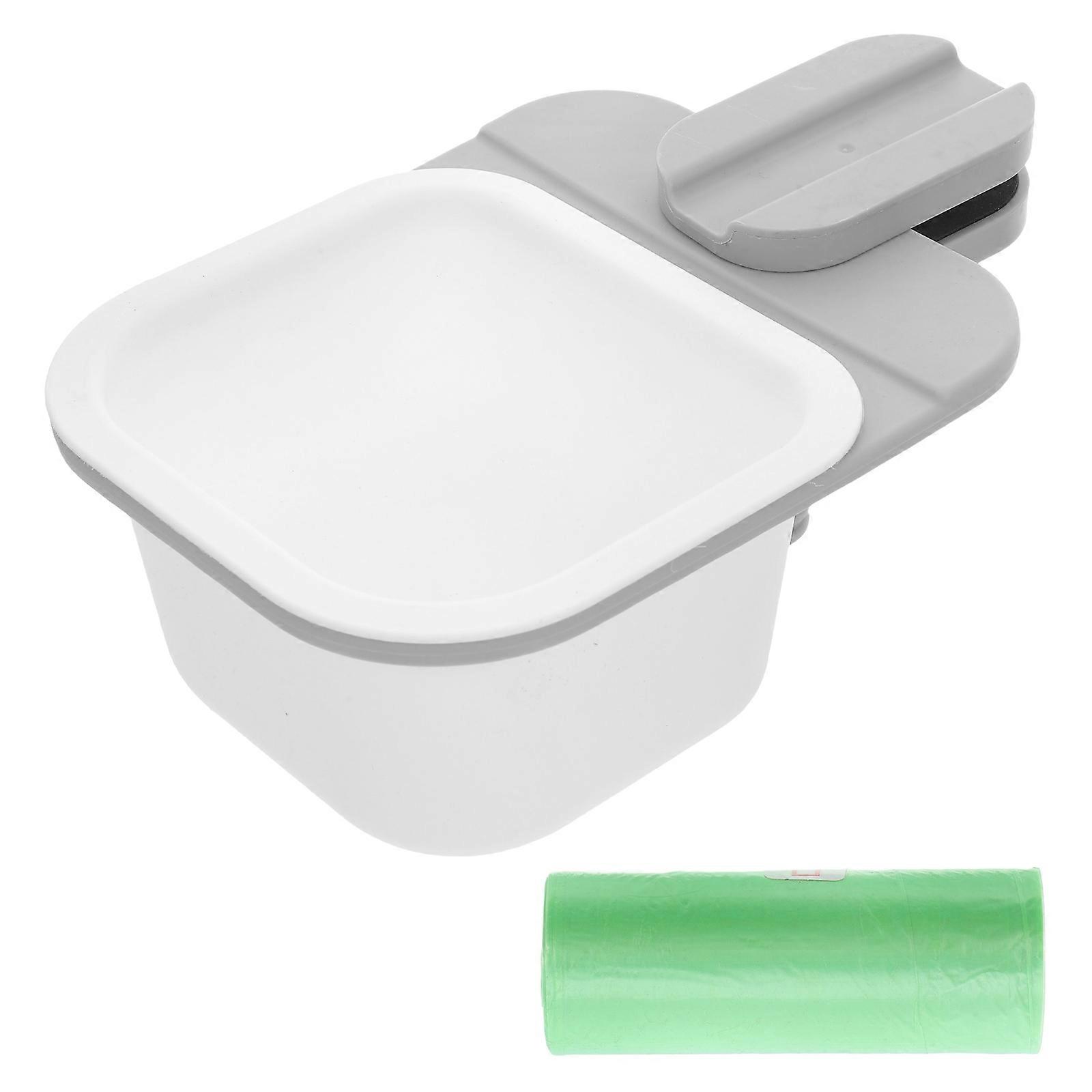 Rotatable Clip-on Desktop Trash Can Mini for Office Use with Trash Bags