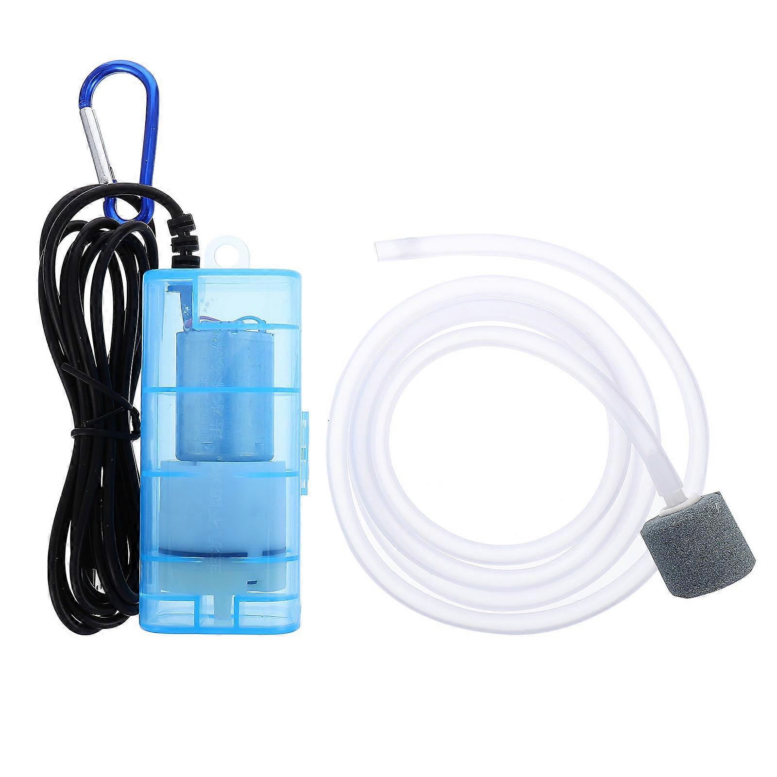 Portable Mini Fish Tank Aerator With Low Power Consumption For Home Use 1Pack