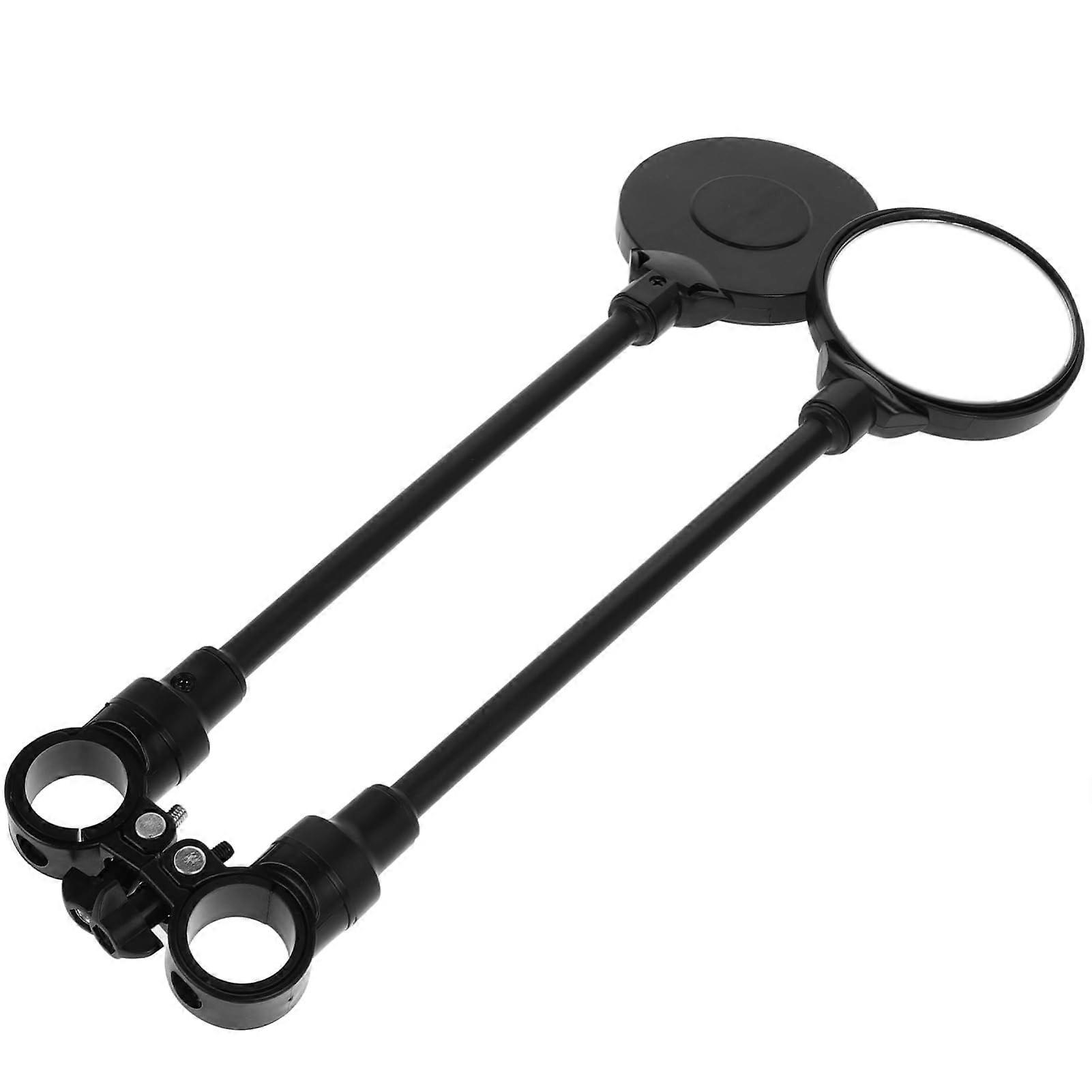 Adjustable Rotatable Bicycle Mirrors, Convex Rearview for Handlebars, High-Resolution Clarity for Mountain Bikes and Scooters