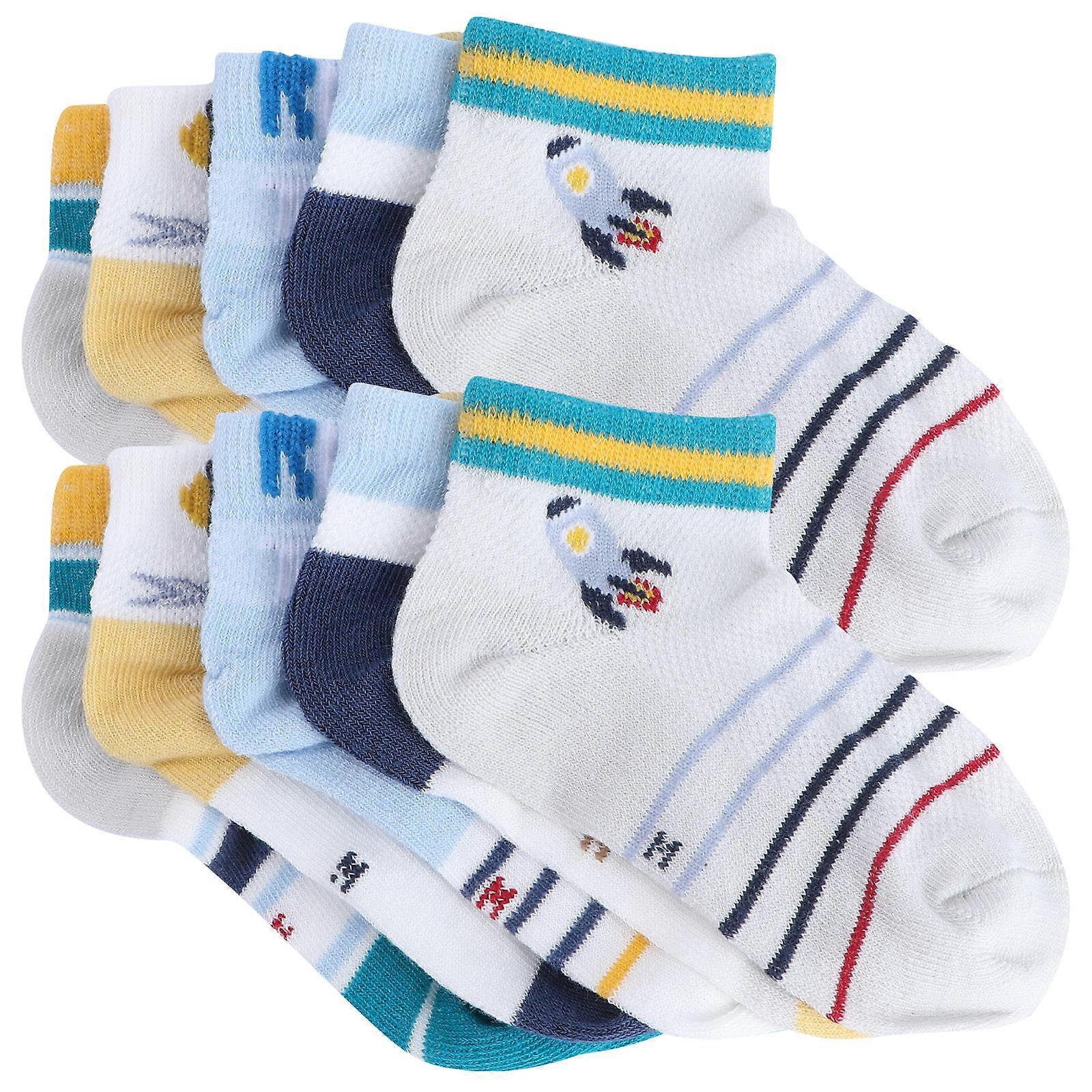 5 Pairs Breathable Kids Mesh Socks Ideal For Spring Summer Children Comfortable Fit