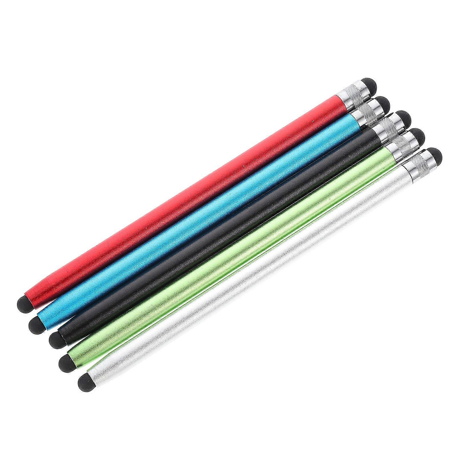 Portable Stylus Pen 5Pcs Universal Capacitive Pens For Electronic Device Users 5.5X0.39X0.39in Precise Positioning