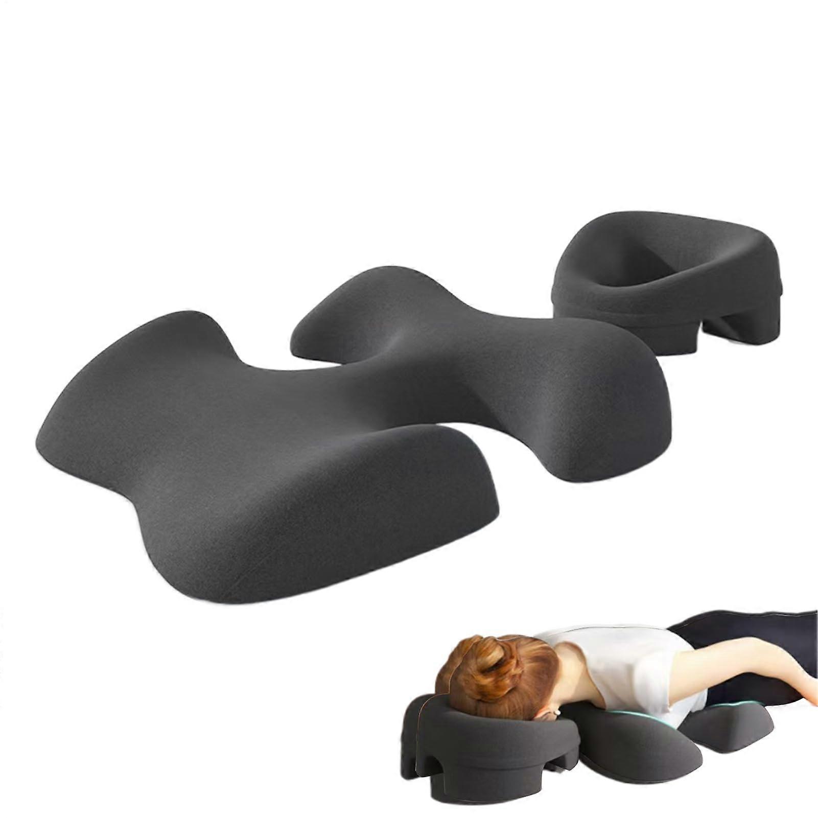 Comfortable Pillow for Stomach Sleepers Soft Memory Foam Head and Chest Pillow
