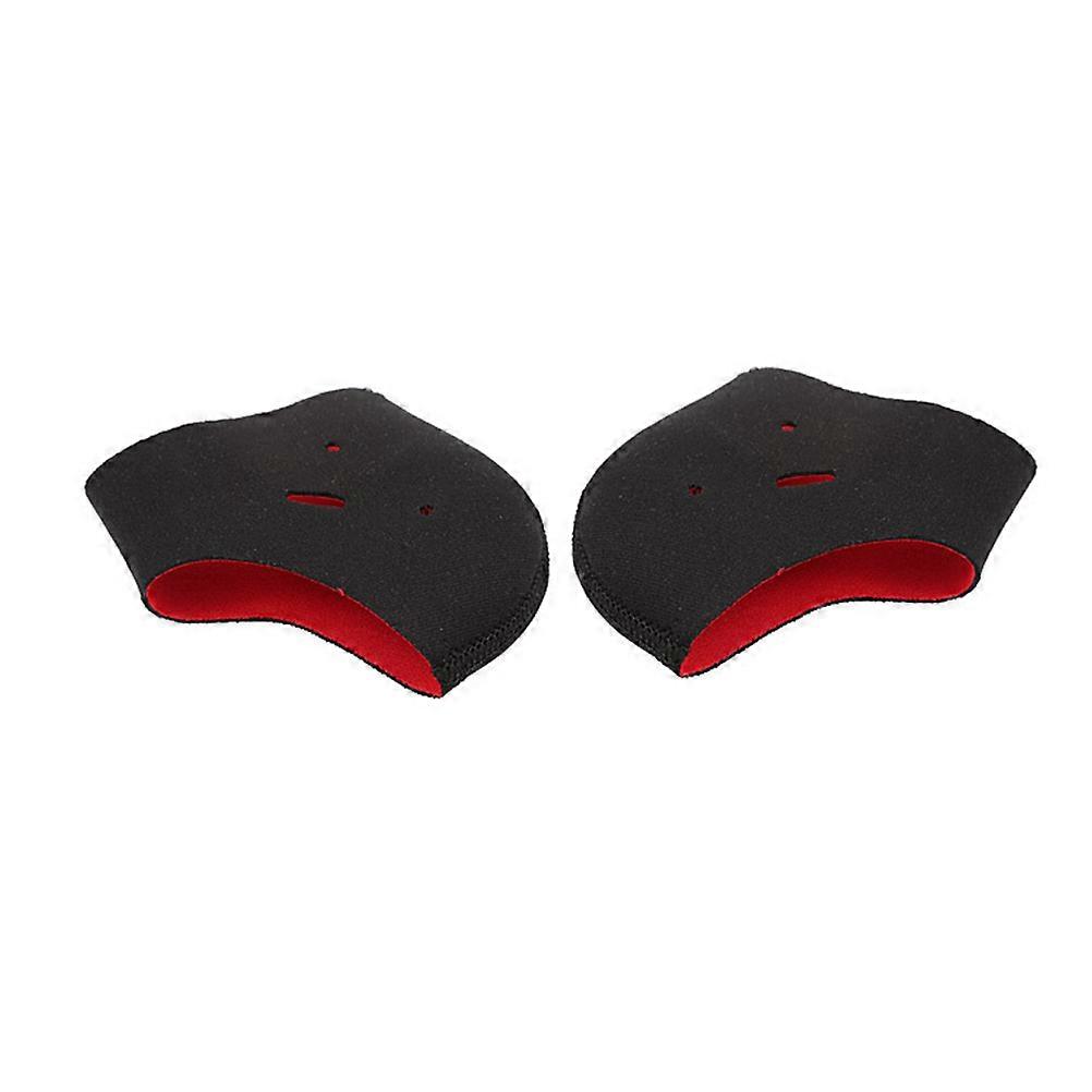 Plantar Compression Ankle Brace Aching Foot Support Protector 2Pcs Black