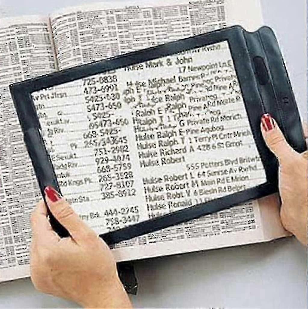 A4 Large Sheet Magnifier Lens - 10x Magnification For Book Reading