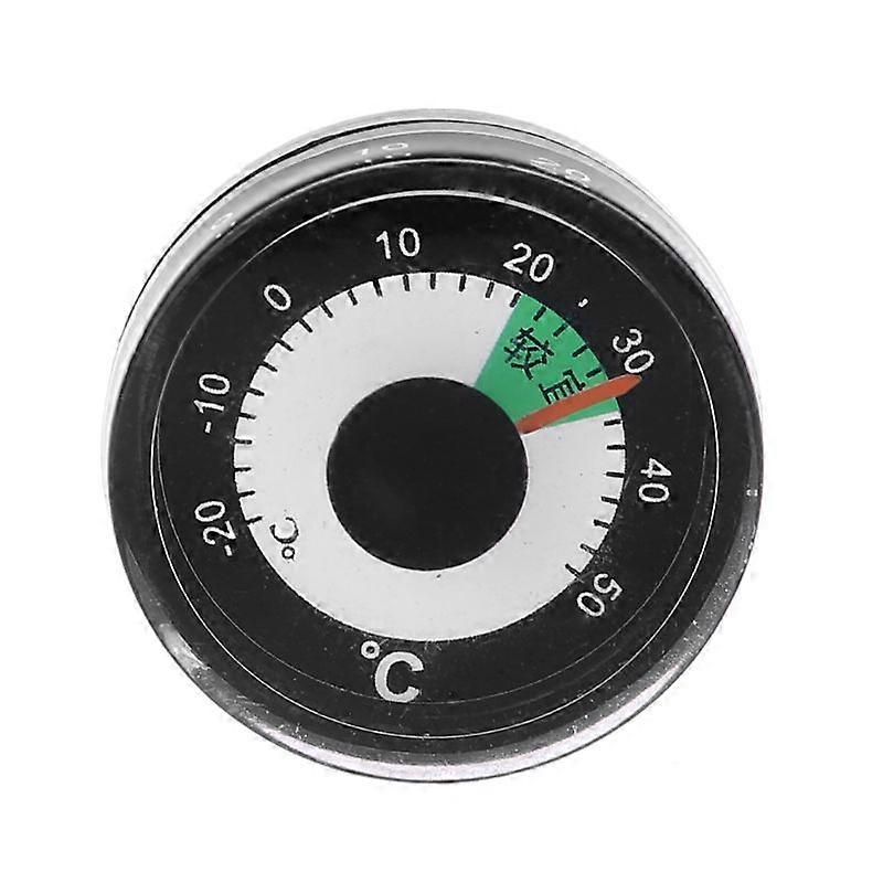 Diameter 27mm 1.1" Round Mini Plastic Thermometer Mini Round Temperature Monitor