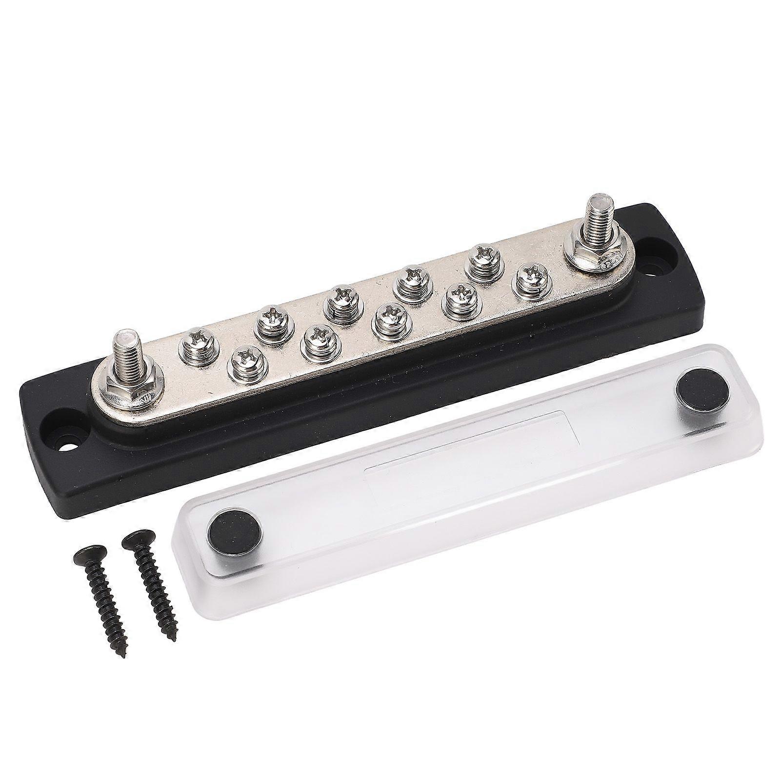 high conductivity power distribution block 10 way m6 studs