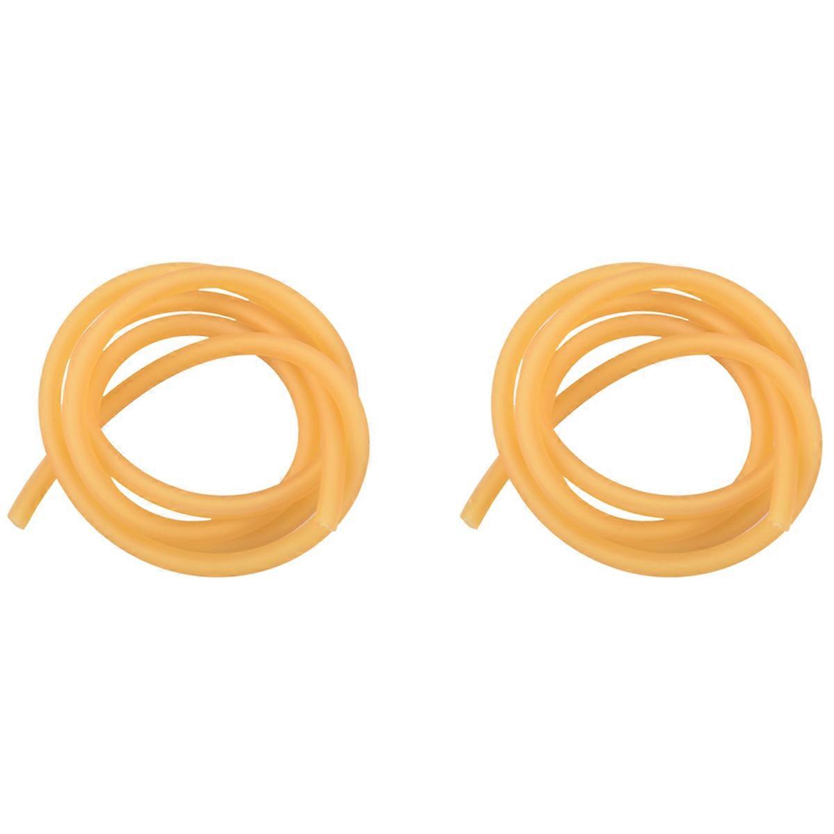 2X élastique en latex naturel élastique 2X5mm jaune Taille : 1M