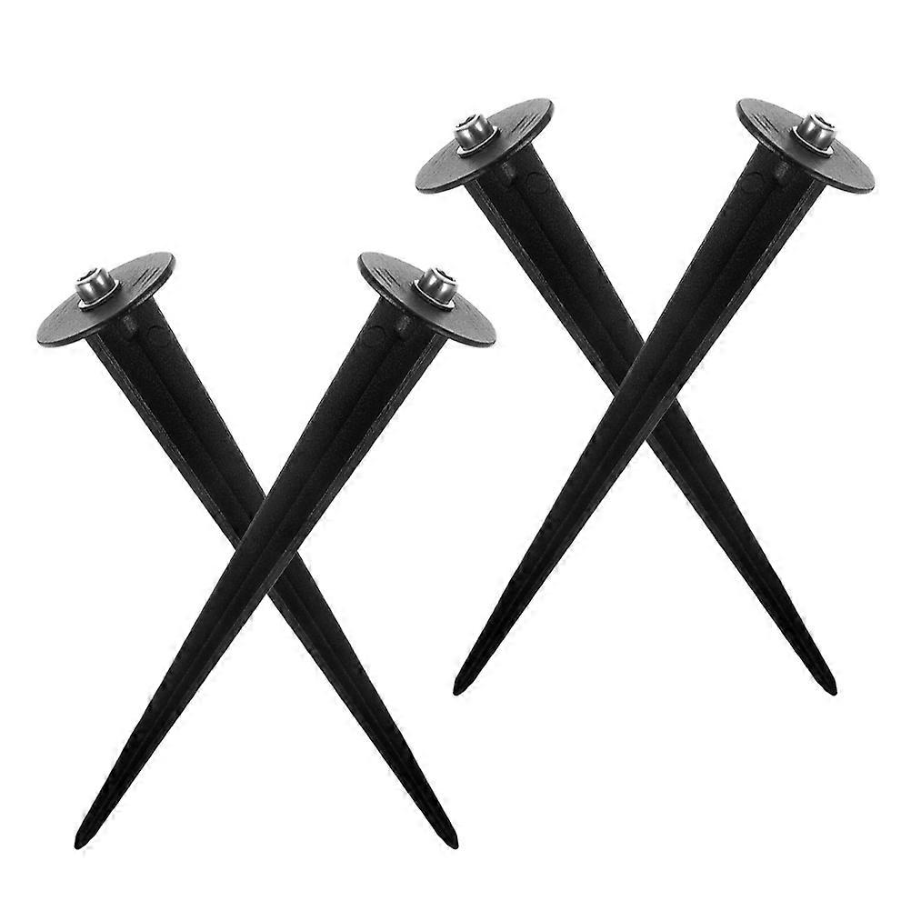 Landscape Light Stakes Replacement Multi Functional Light Fixing 4Pcs 16.50X3.20X3.20CM