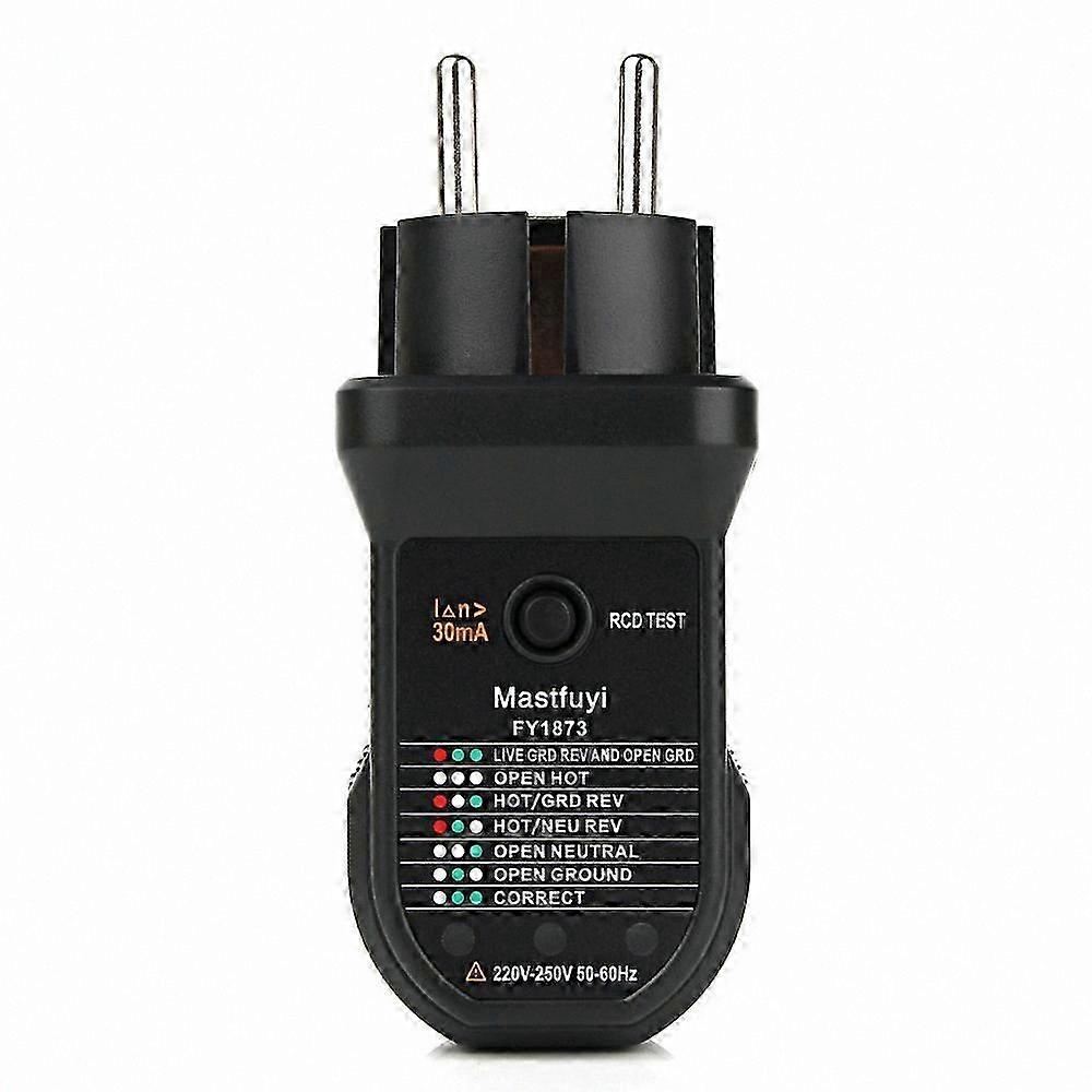 Advanced RCD Socket Tester with Polarity Detection and Leakage Function for Neutral Ground Wire Circuits