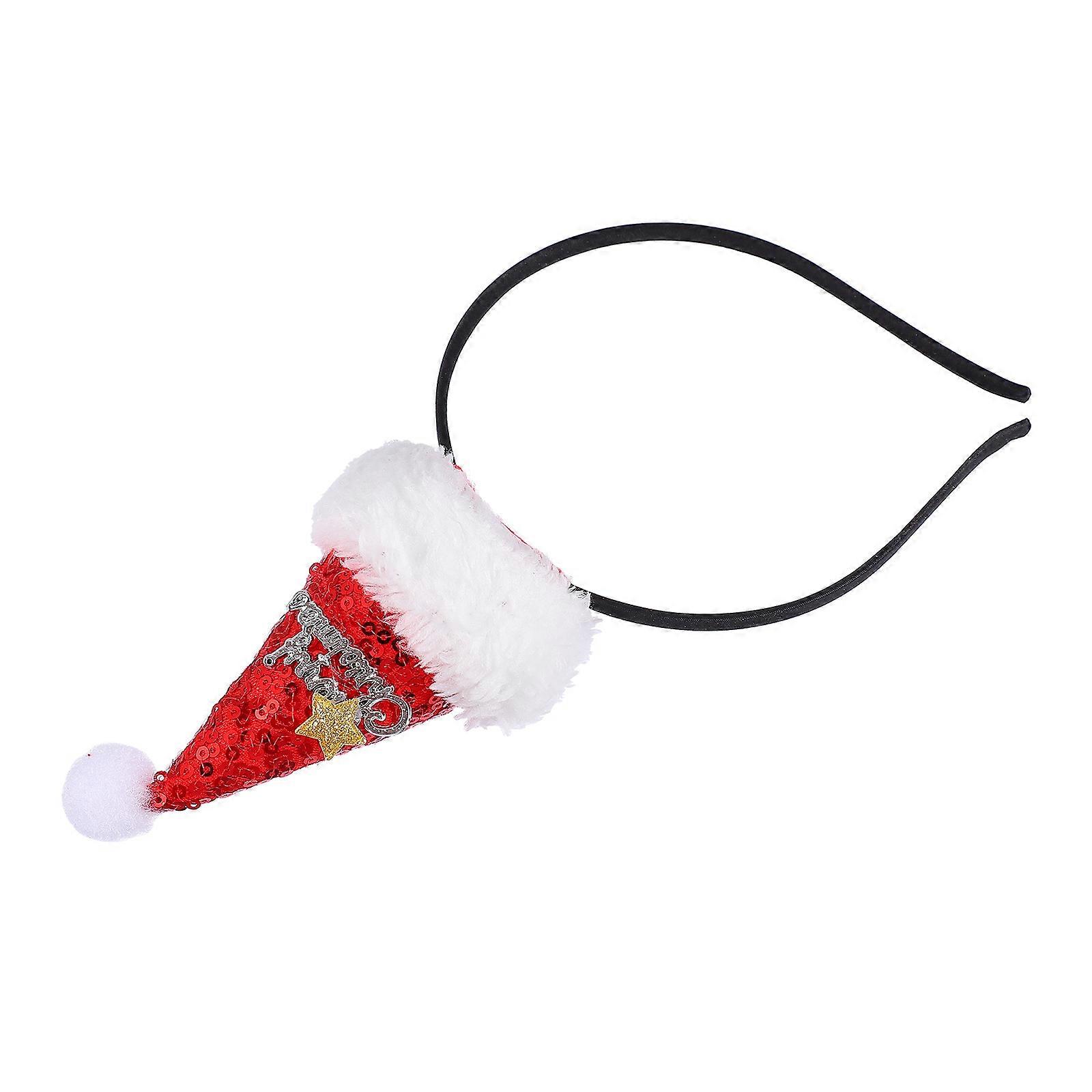 Christmas Headbands for Cosplay Made of Cloth and Plastic Multi Color Lightweight and No Fading 1Pc