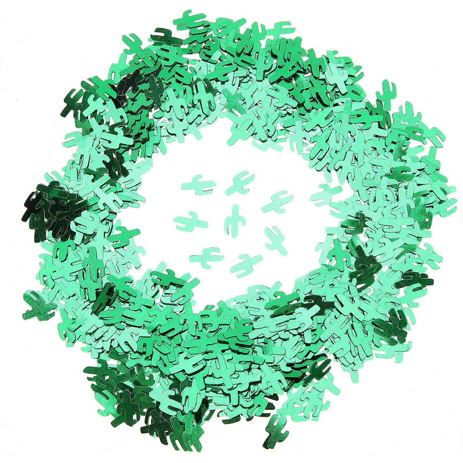 Cactus Shaped Paper Confetti for Decor Green Color Adds Festive Atmosphere to Parties and Events 5 Bags