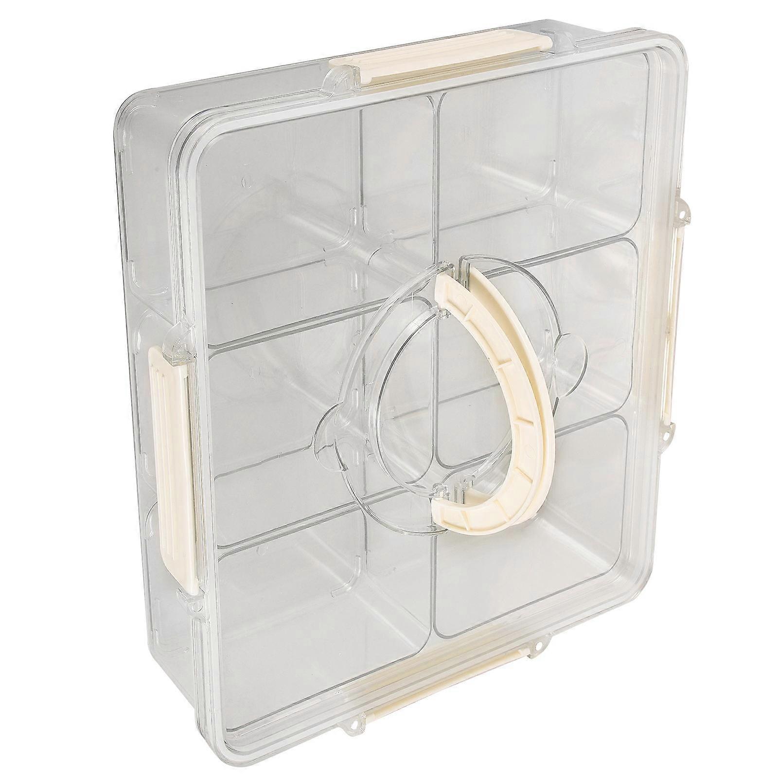 Snack Serving Tray 1 Set Snack Storage Box with Lid for Sweets and Dried Fruits Food Storage