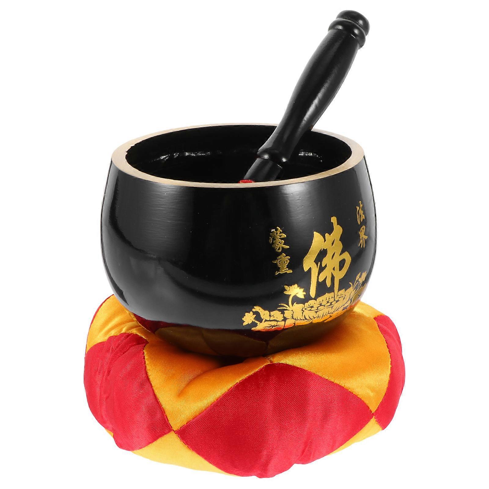 Sound Singing Bowl Set for Meditation and Relaxation with Mallet for Deep Meditation Practice