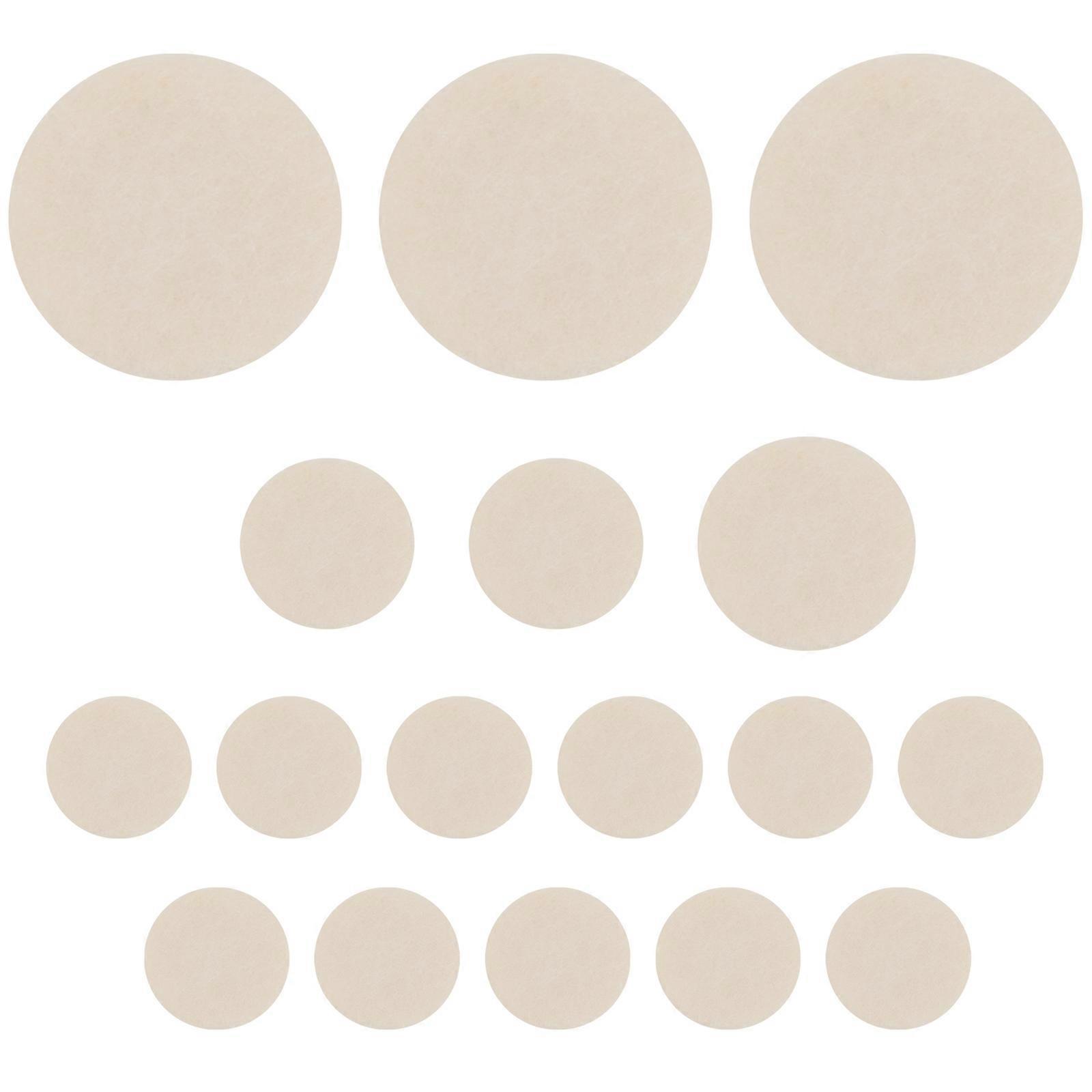 Clarinet Pads 17Pcs Simple Design Accessories For Clarinet Enthusiasts 1.7x1.7cm Durable Sound Hole Cushion