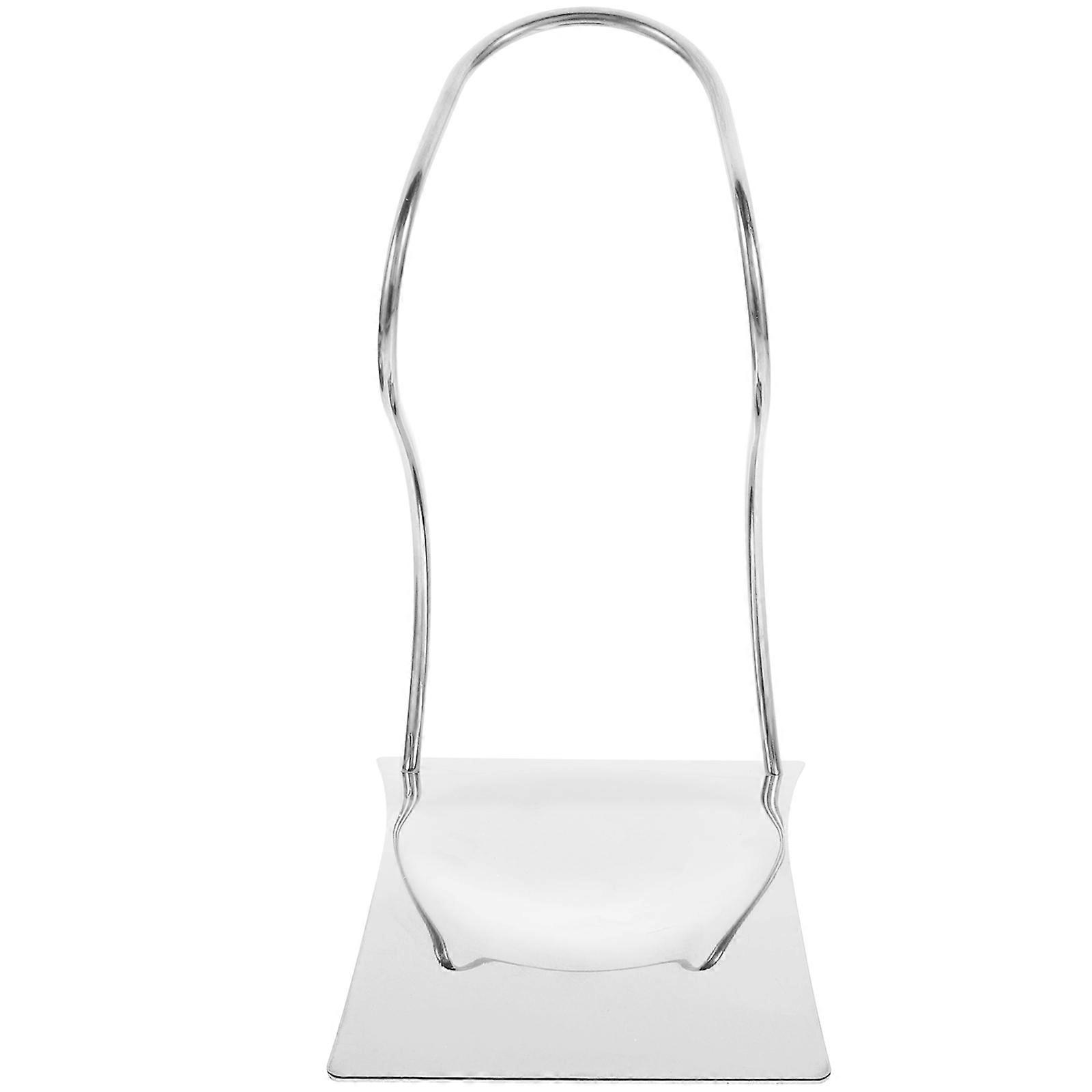 Upright Stainless Steel Spoon Rest Holder for Kitchen Utensils, Wear Resistant Scoop Storage Container with Modern Design for Convenient Cooking and