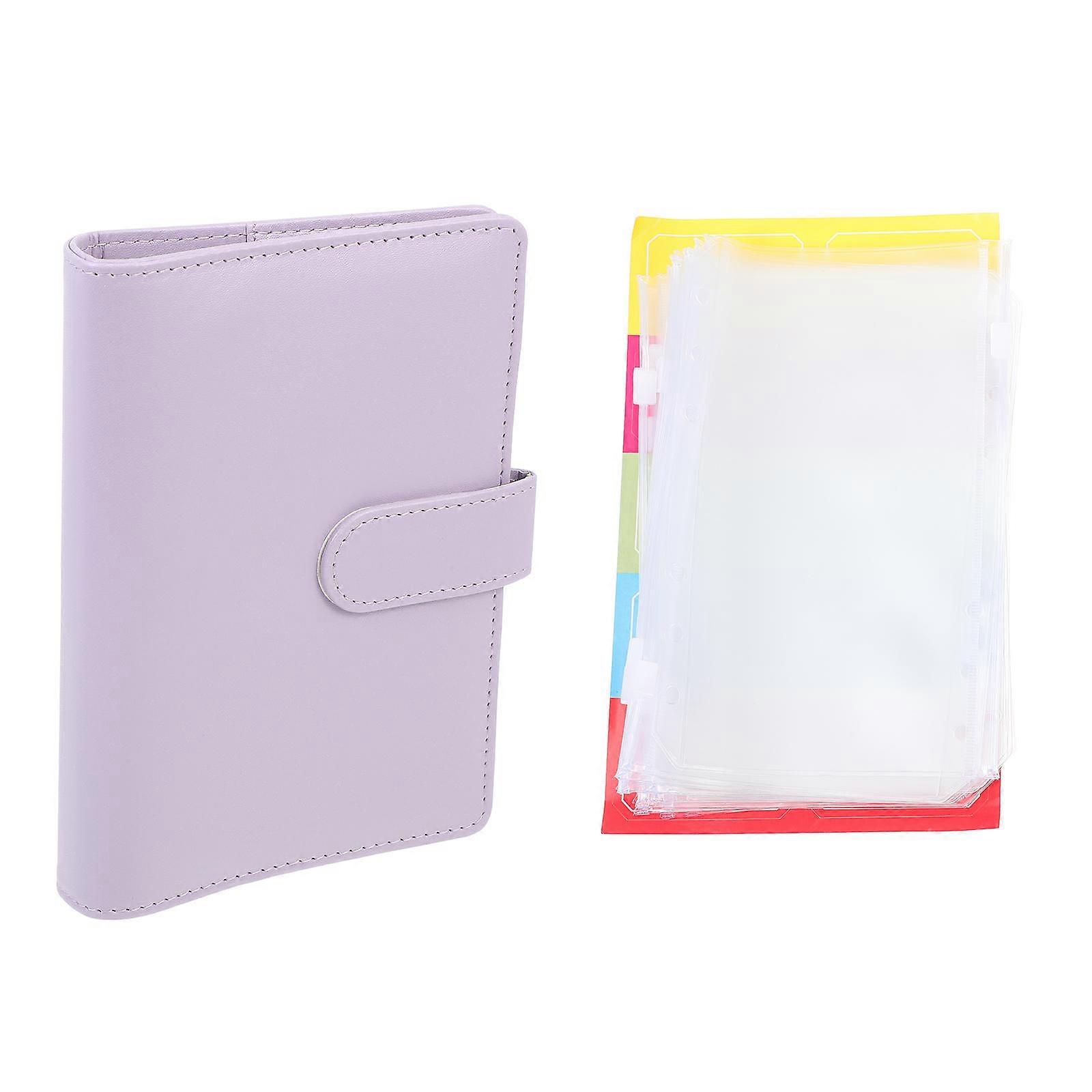 Portable Expense Notebook Money Saving Binder Ideal For Students A6 1 Set Waterproof