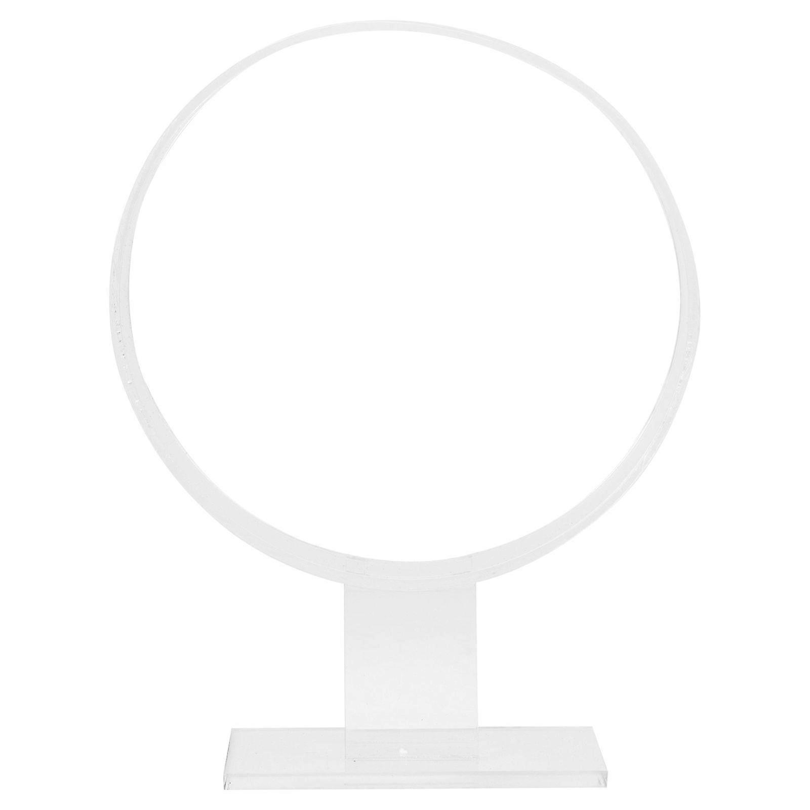 1pc Acrylic Hair-hoop Display Rack Head-hoop Display Rack Round Showing Stand