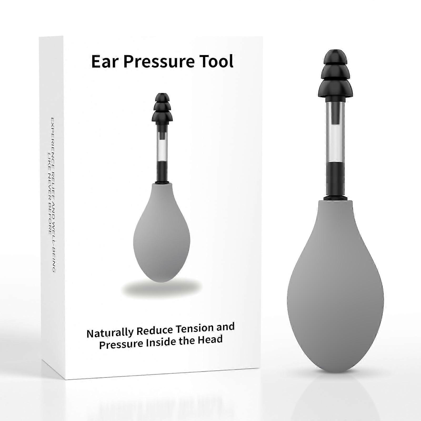 Ear Pressure Device for Inner Ear Relief - Portable Ear Massager, Compact Home Use, Adjustable Pressure Settings