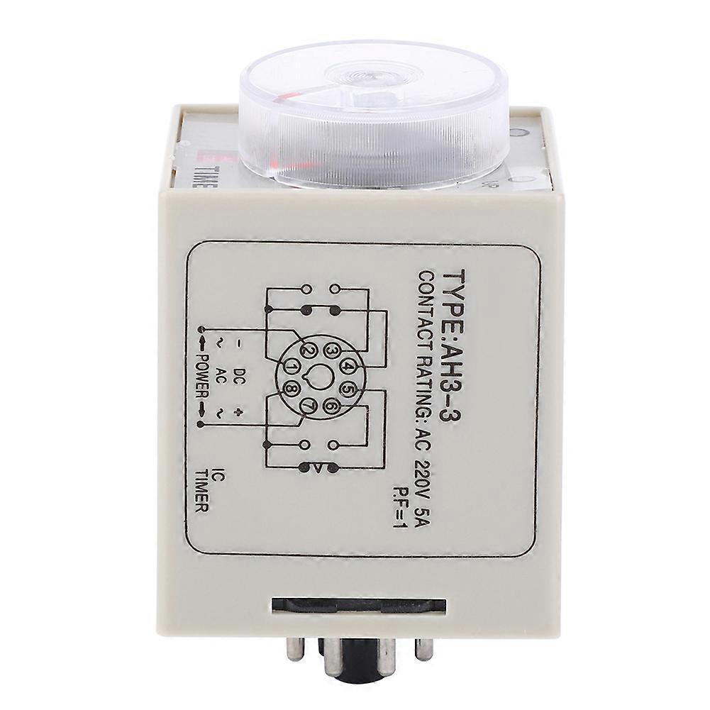 AH3-3 Time Relay Adjustable Delay Timer Switch AC for Automatic Control System