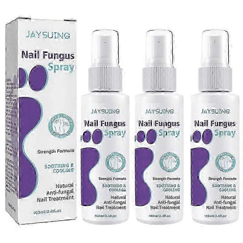 3Pcs 100ML Medinail Fungus Repair Spray For Foot,Nail, Soft Nail, Yellow Hair Care