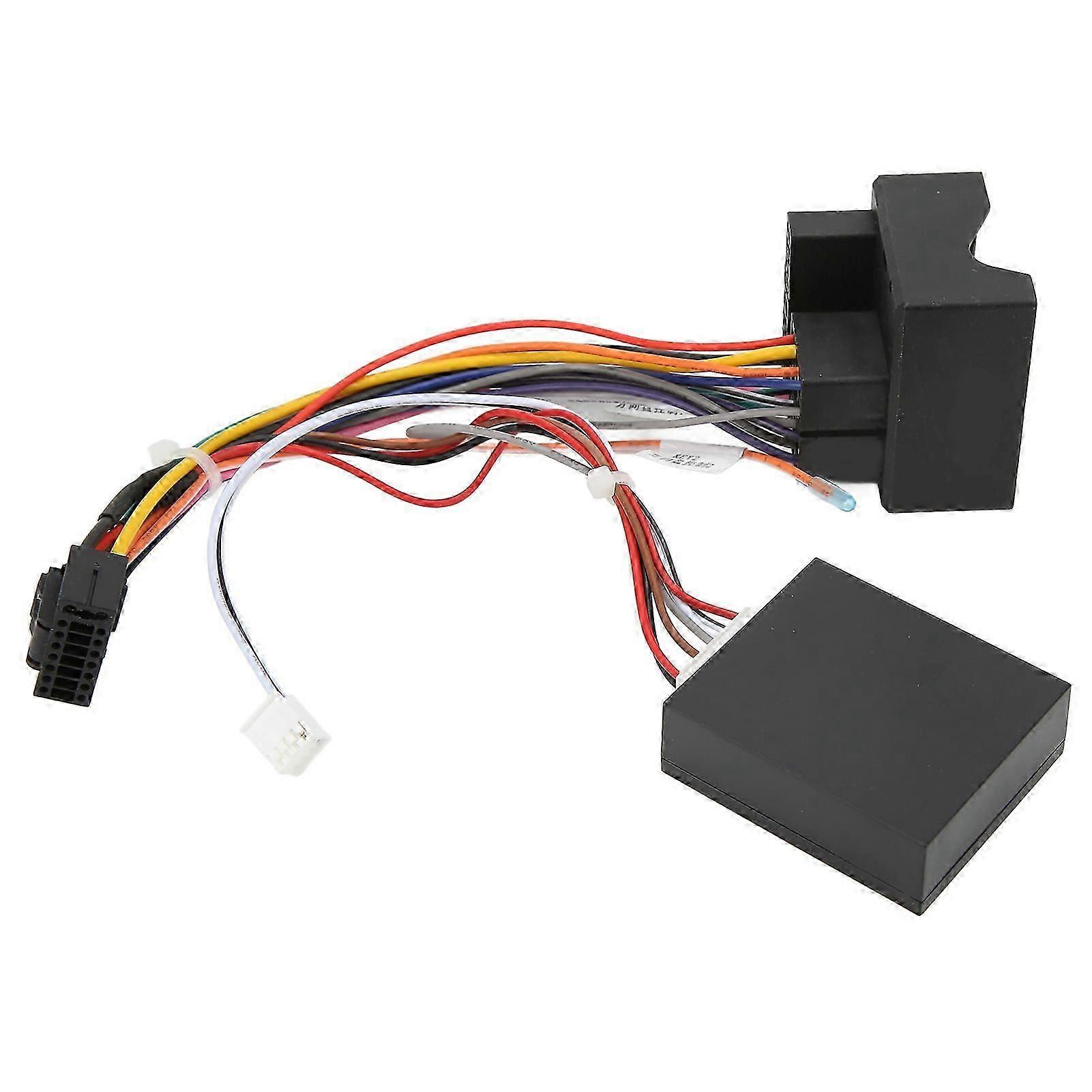 16pin Wire Harness Power Cable With Canbus Box for Android Navigation Replacement for E53