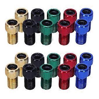 Compatible avecCompatible avec20pcs Presta To Schrader Valve Adapter Multicolor Bicycle Tire Tube