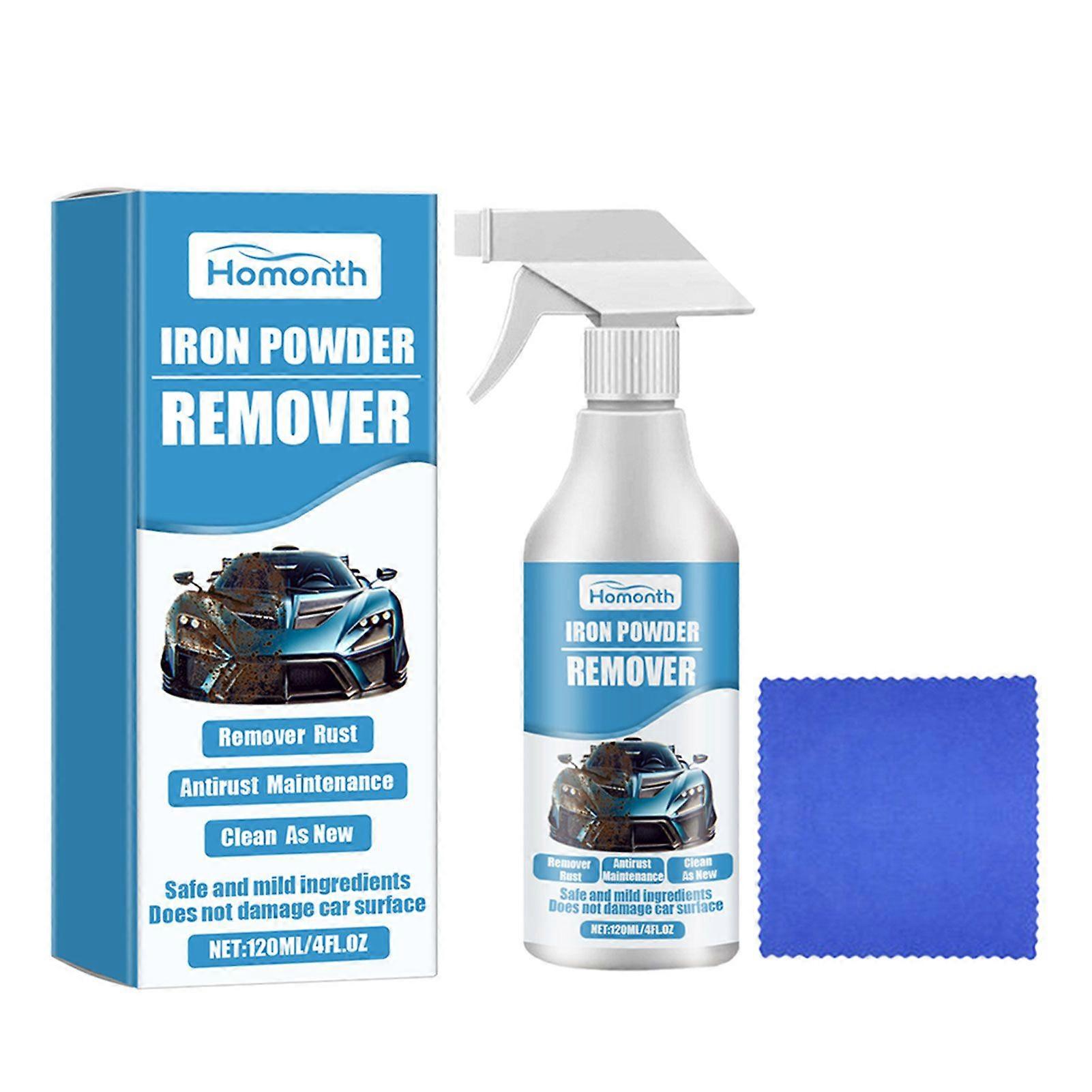 Car Paint Iron Remover Spray Rust Stain Cleaner for Metal Parts Safe Auto-Chassis Derusting Tool
