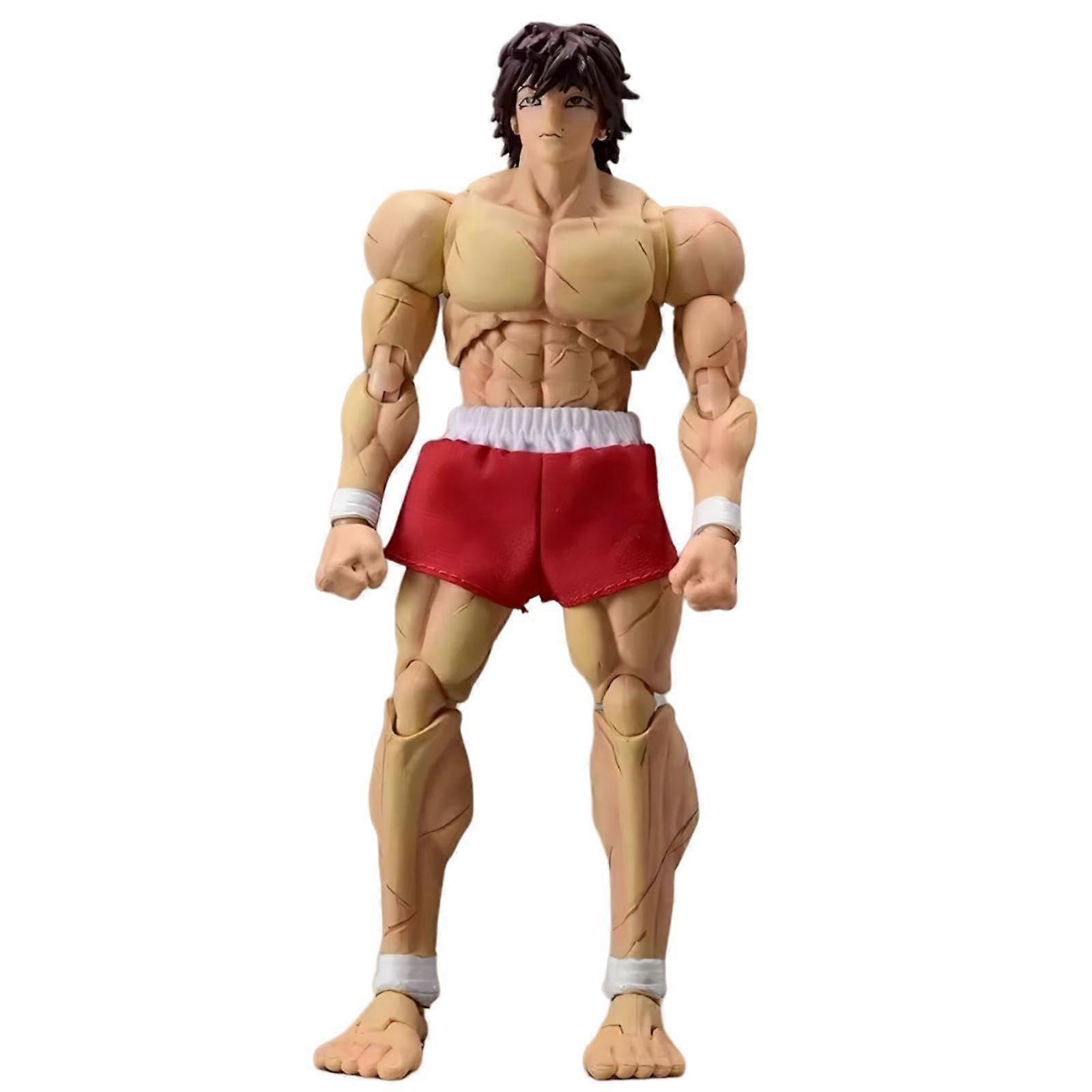 Anime Action Figure Muscle Fighter Poseable Battle Model Statue for Collectors