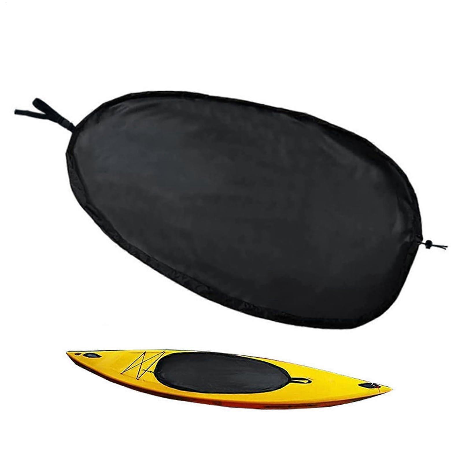 Kayak Protective Cover, Cockpit Protector, Waterproof Dustproof With Adjustable Straps, Compatible With Kayaks And Canoes