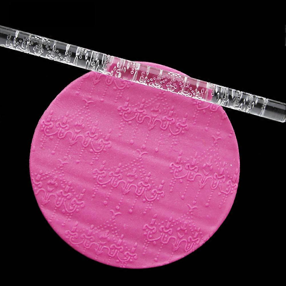 High Quality Acrylic Rolling Pin 16x1cm Lightweight DIY Cake 13#