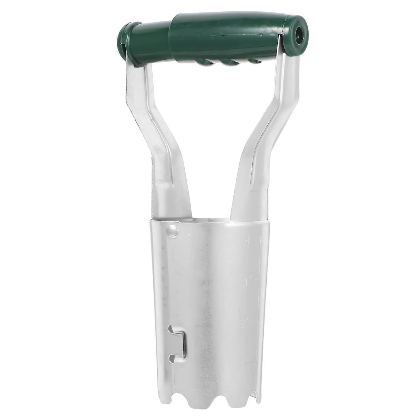 Vegetable Transplanter With Wooden Handle - 1-Piece Lightweight Durable Multi-Function For Flowers And Vegetables