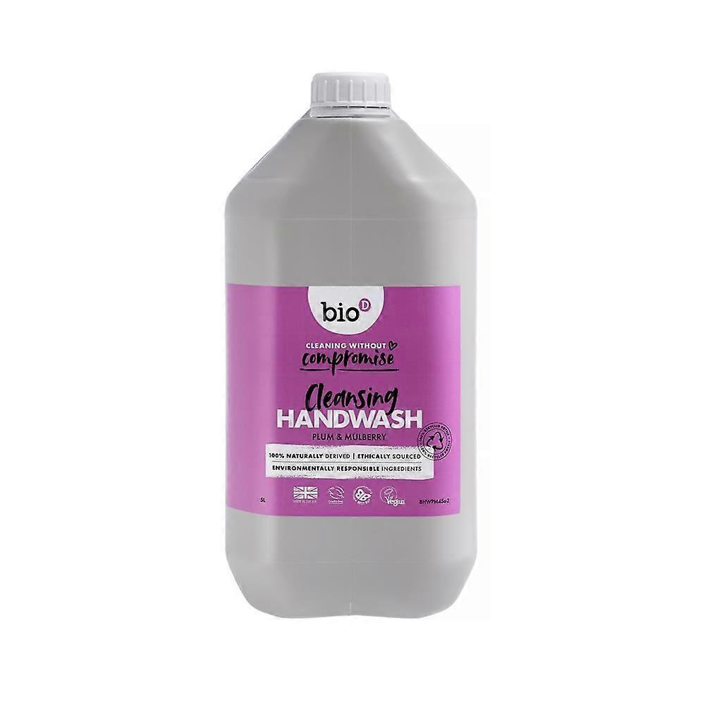 Bio-D Plum and Mulberry Cleansing Hand Wash 5 Litre - 2 Pack