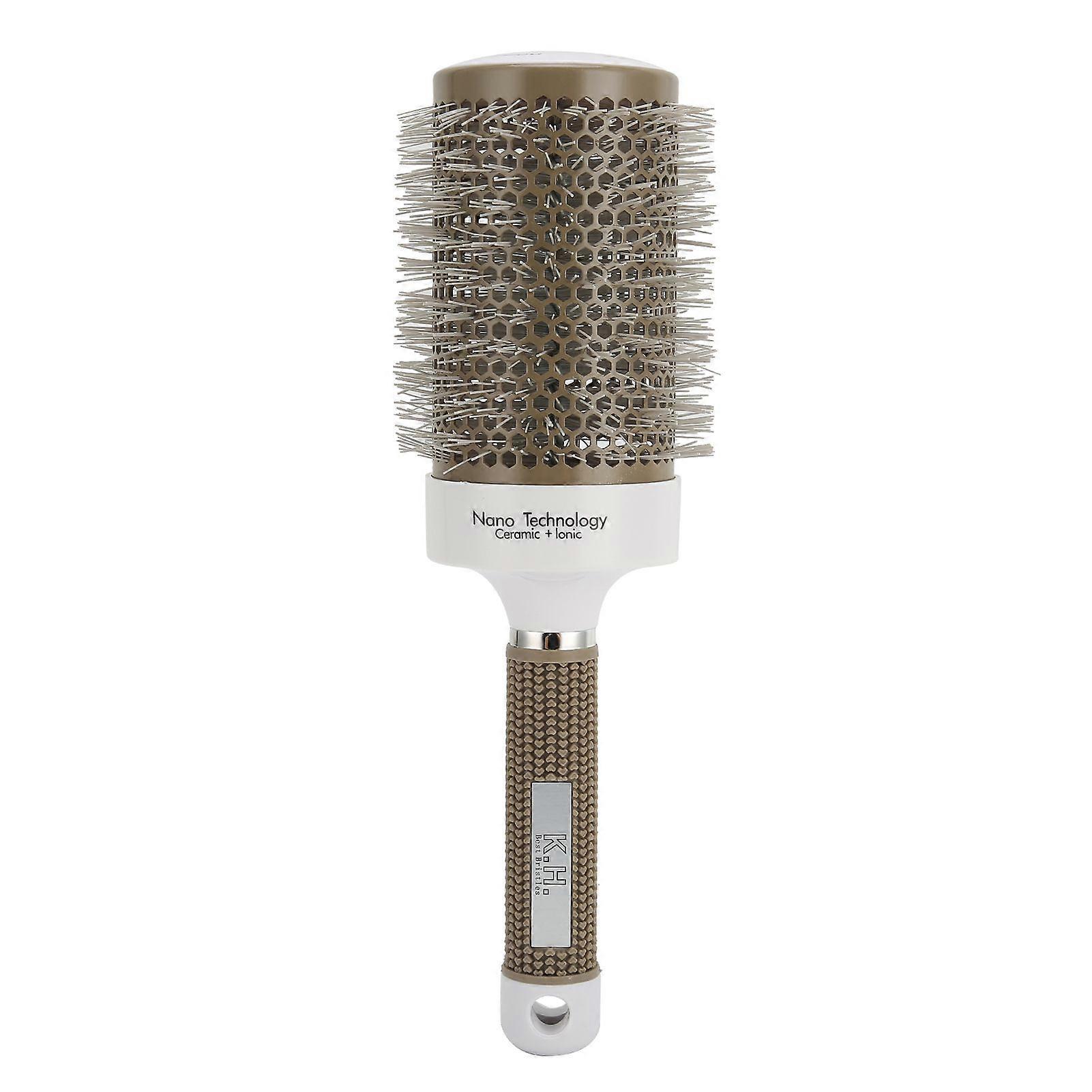 Round Brush Hair Blow Drying Styling Ionic Roll Nylon Bristles Blow Dryer Hairbrush Comb65#