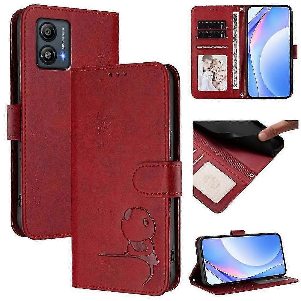 RFID Blocking PU Leather Flip Case with Card Slots, Kickstand & Mag...