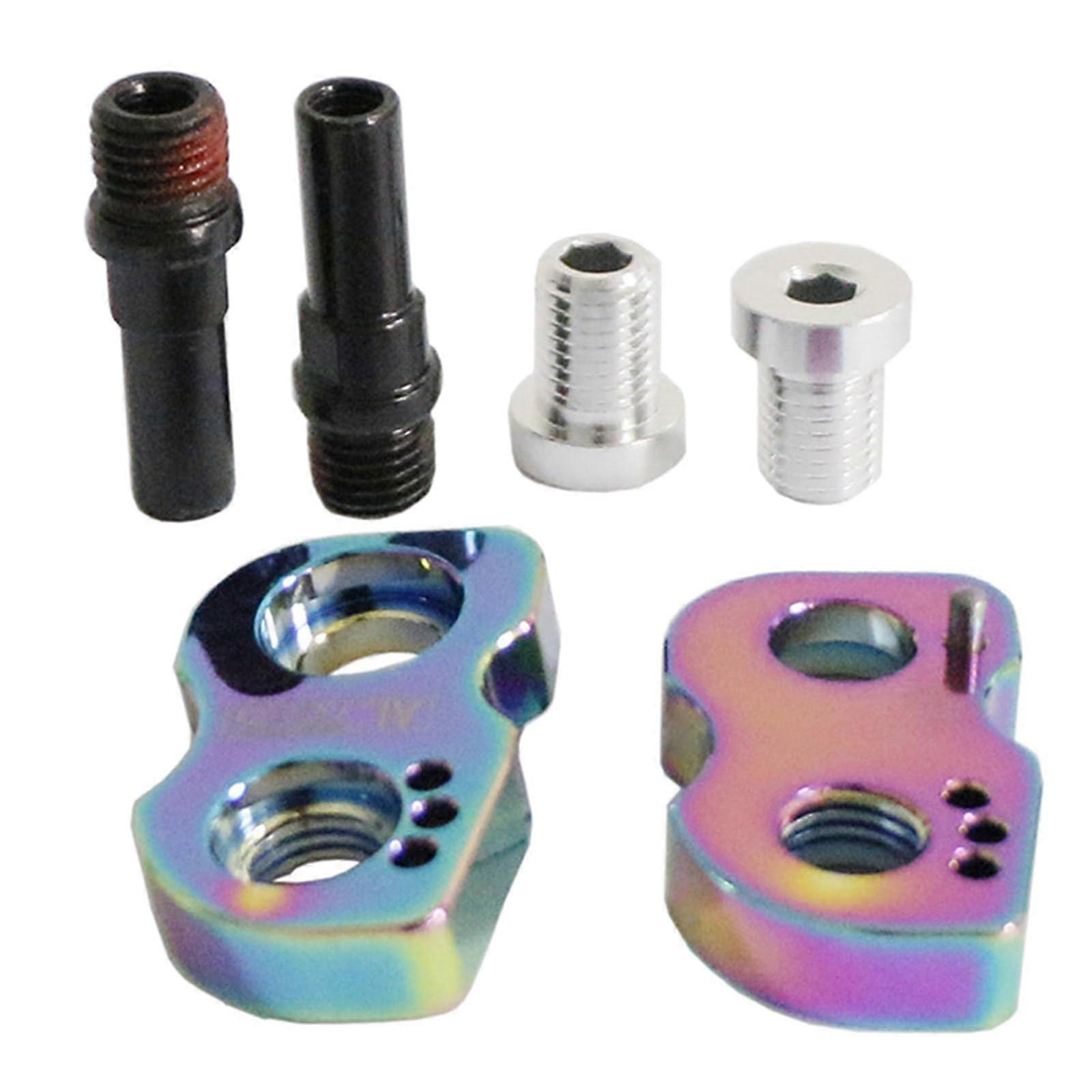 Folding Bike V Brake Extension Adapter Set With 10mm Mounting Hole, Frame Or Fork Compatible