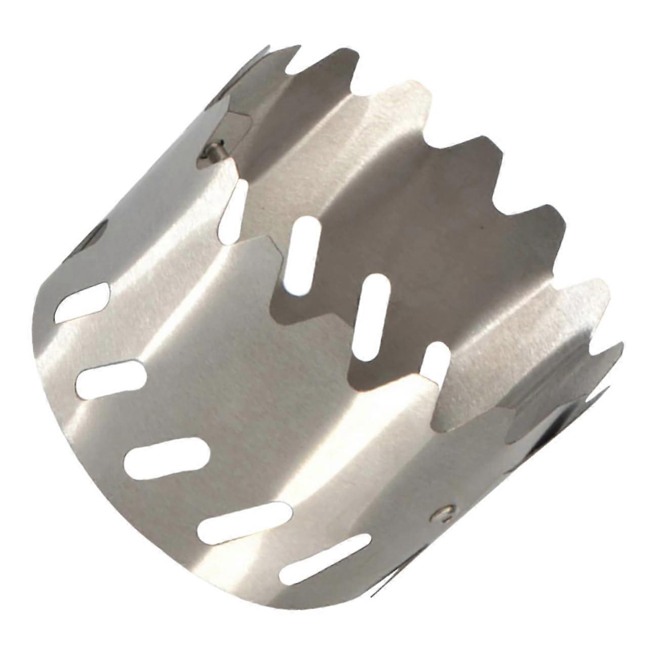 Portable Stainless Steel Stove Windshield For Camping Windproof Wind Guard Griddle Holder Stable Smooth Surface