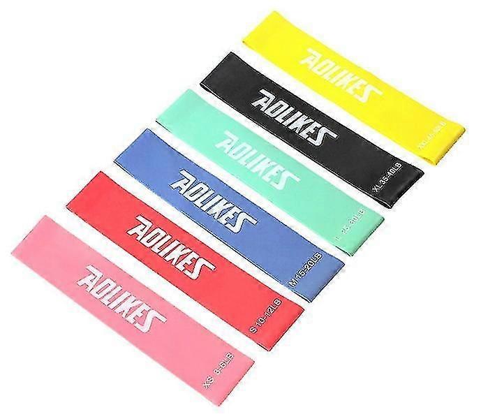 miniband 6 pack training bands for strength exercises