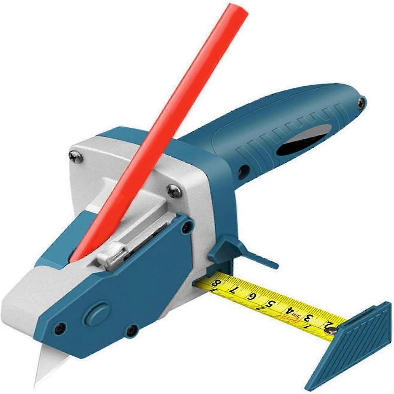 Gypsum Board Cutting Tool,All-in-one Hand Tool with Measuring Tape and Utility Cutter,Alloy Gypsum Board Cutter,for DIY,Gypsum, foam Board, KT Board,