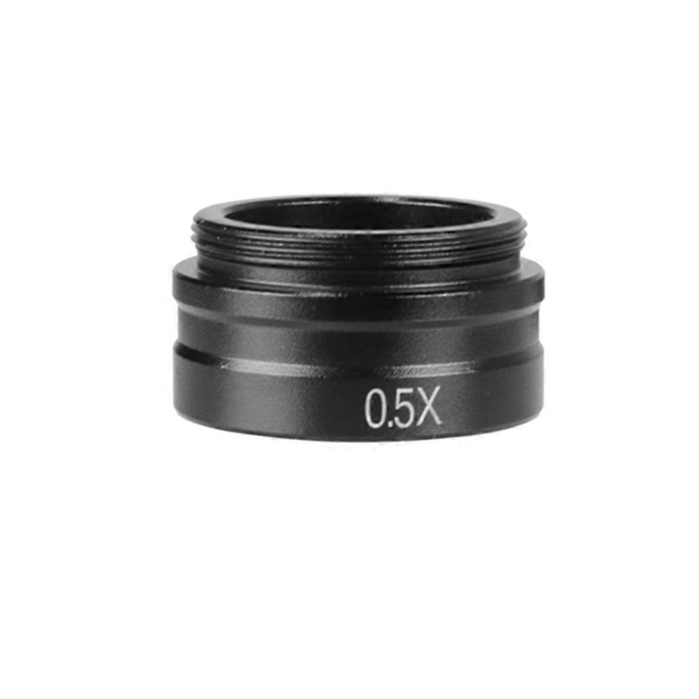 0.5X Auxiliary Barlow Lens 25mm Thread Diameter Suitable for C-Mount Zoom Lens Increase Focus Field of View