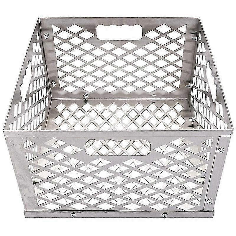 Offset Rökare Träkol Eldstad Korg, Silver Kol Korg hwy