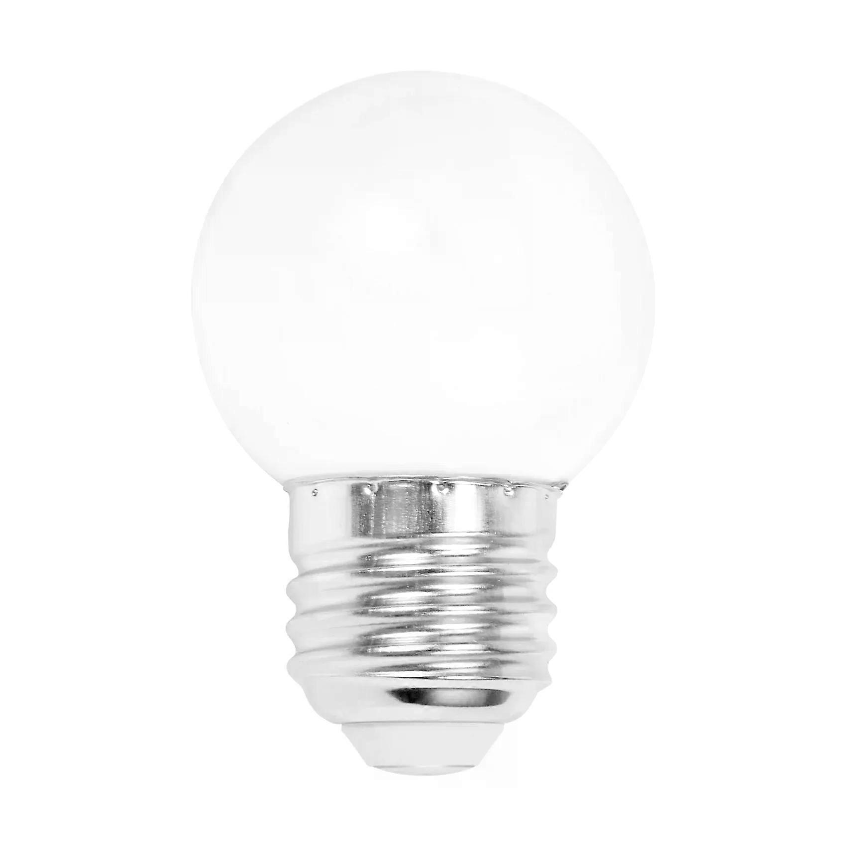 E27 LED Light White Bulb Plastic Bulb (05W Power White)