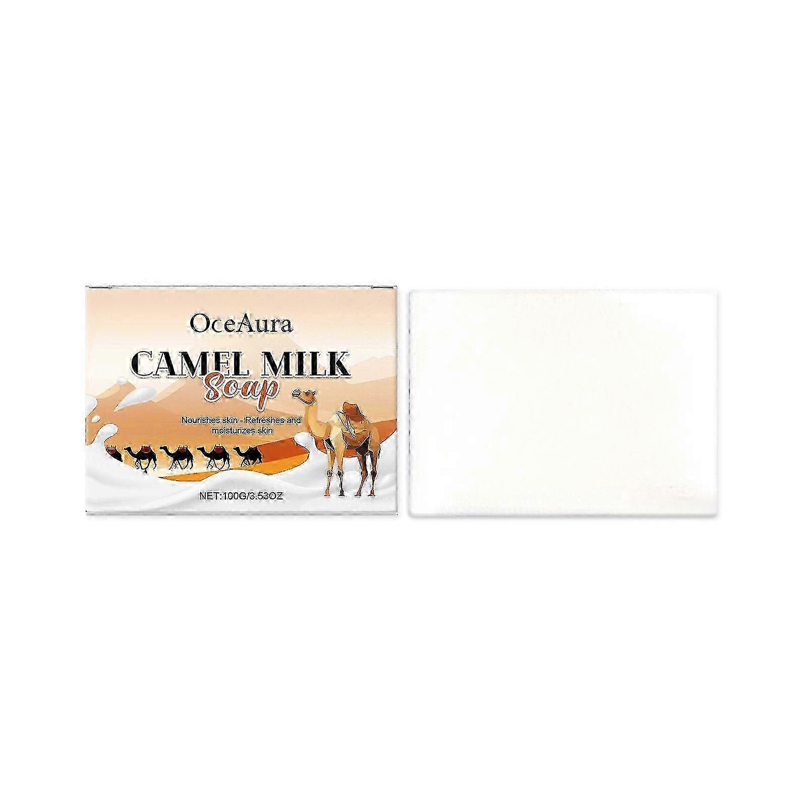 Camel Milk Soap - Natural Soap Bar for Face & Body, Shower Soap, Refreshing & Nourishing - Solid Soap, Gentle Cleansing, Soothing, Moisturizing Skin 2