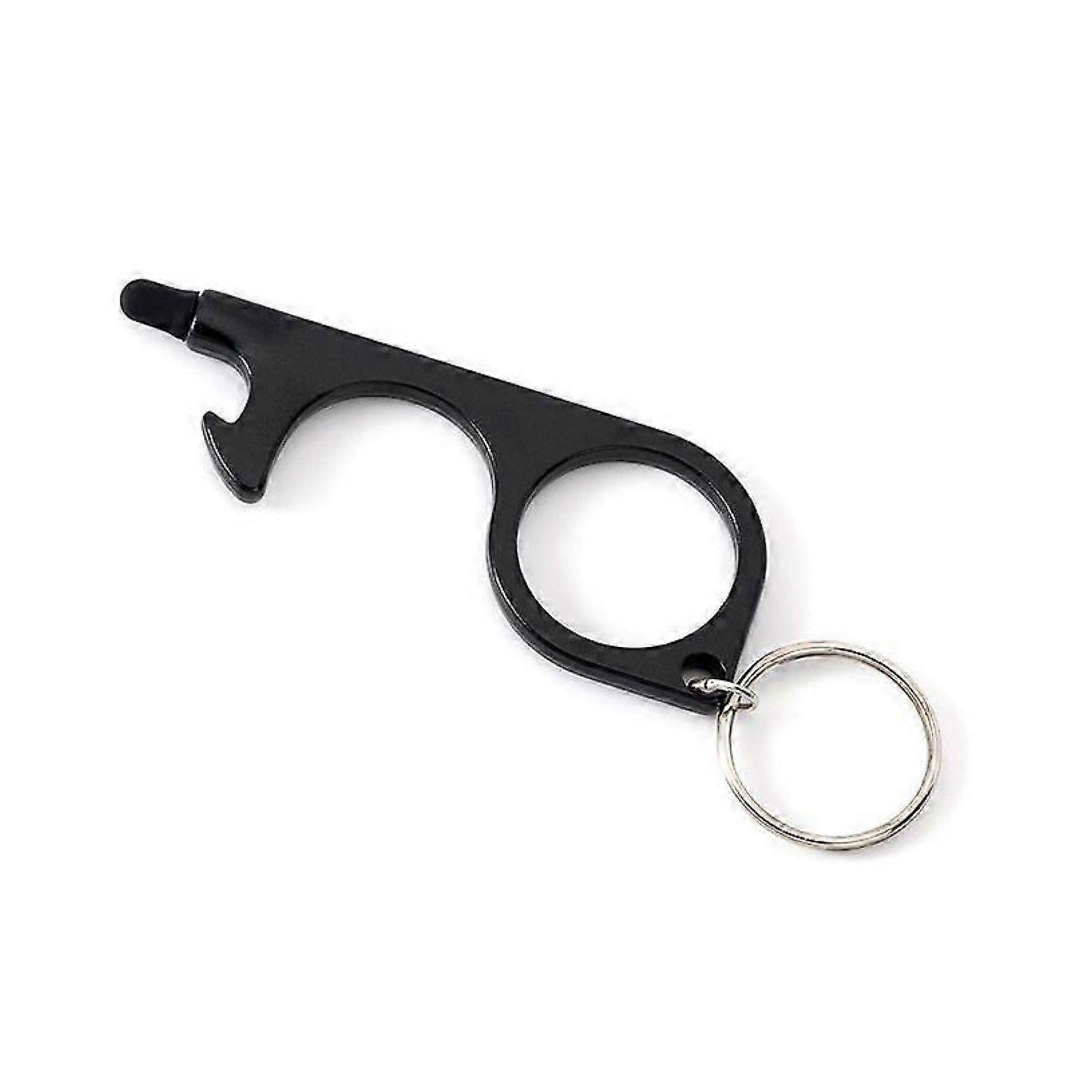Hygienic Key Door Opener - Open doors and press buttons (elevator, phone, etc.) safely. Keep your hands clean (key ring included). -HK908
