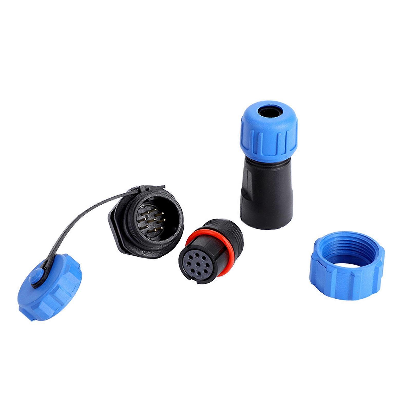 IP67 SP13 9 Pin Waterproof Plastic Socket Connector (9 Pin)