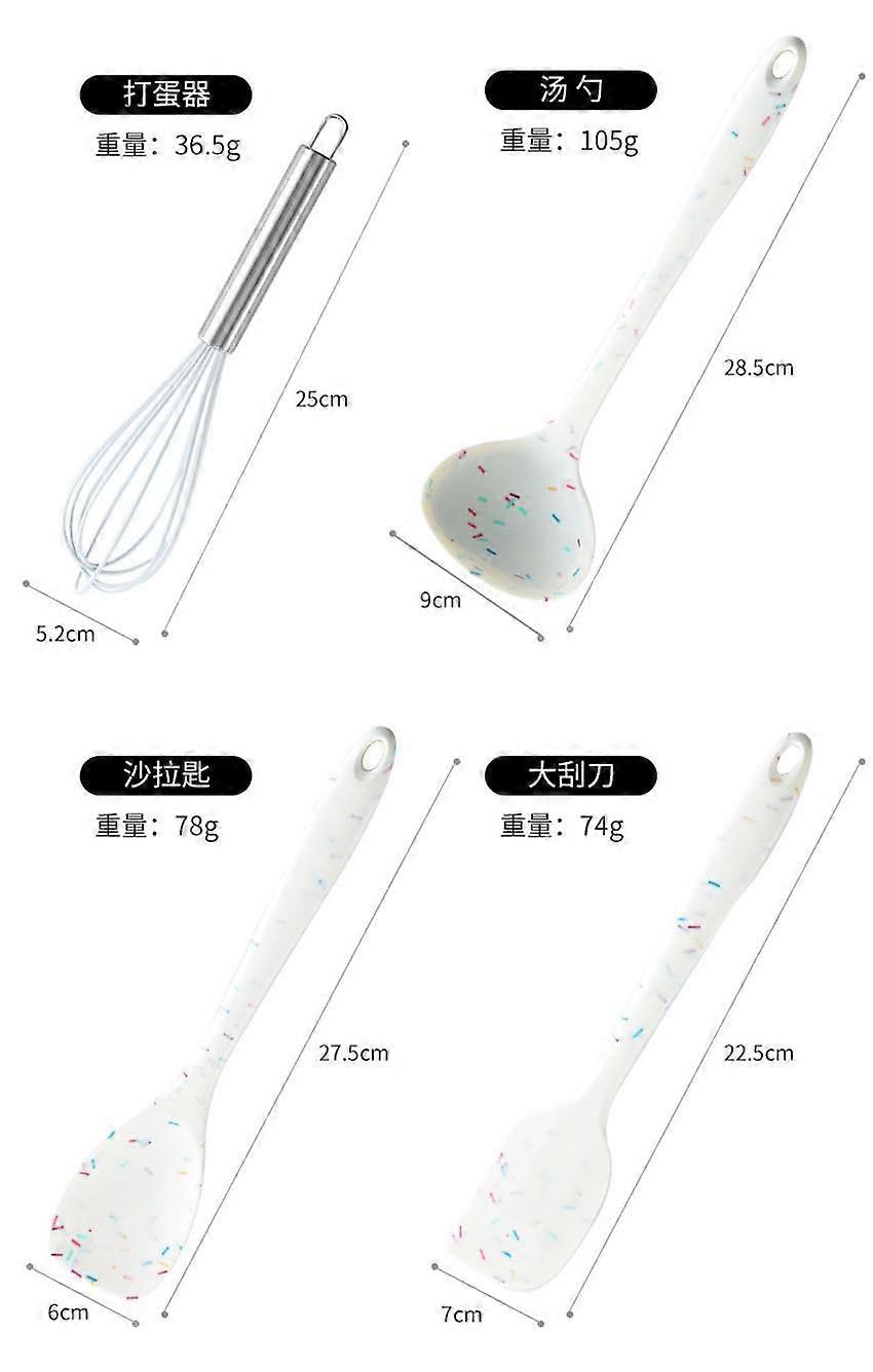 11 Pieces Silicone Kitchenware Set Cookware Kitchen Utensils Cooking Tools