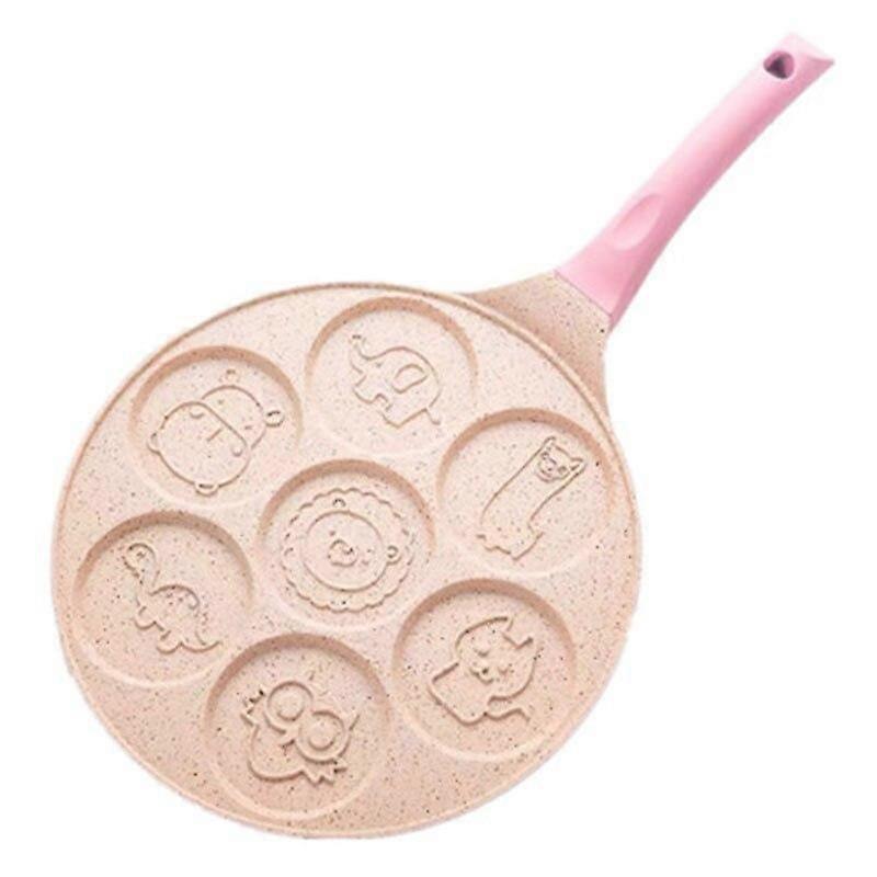 Seven Hole Egg Pot Multi Function Wheel Pancake Pan Small Frying Pan Egg Non Stick Pot|Pans