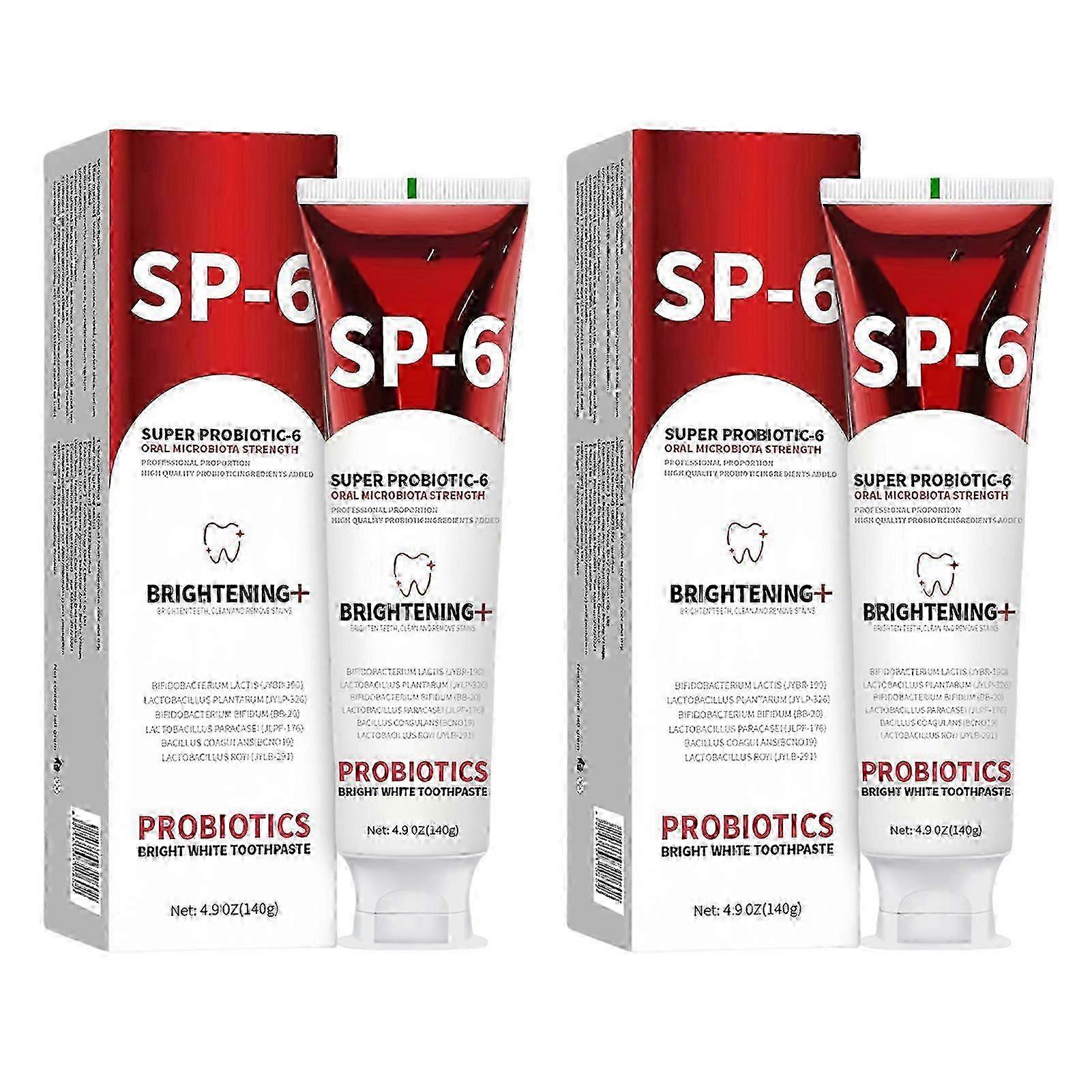 Whitening Toothpaste with Probiotics Easy Using Freshing Breath Toothpaste for Daily Use