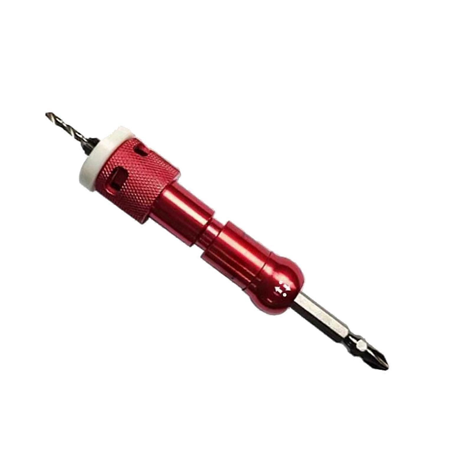 Countersink Drill Bit 3.2x8mm Aluminium Alloy Hex Shank Adjustable Wood Hole Countersink Drill Bit