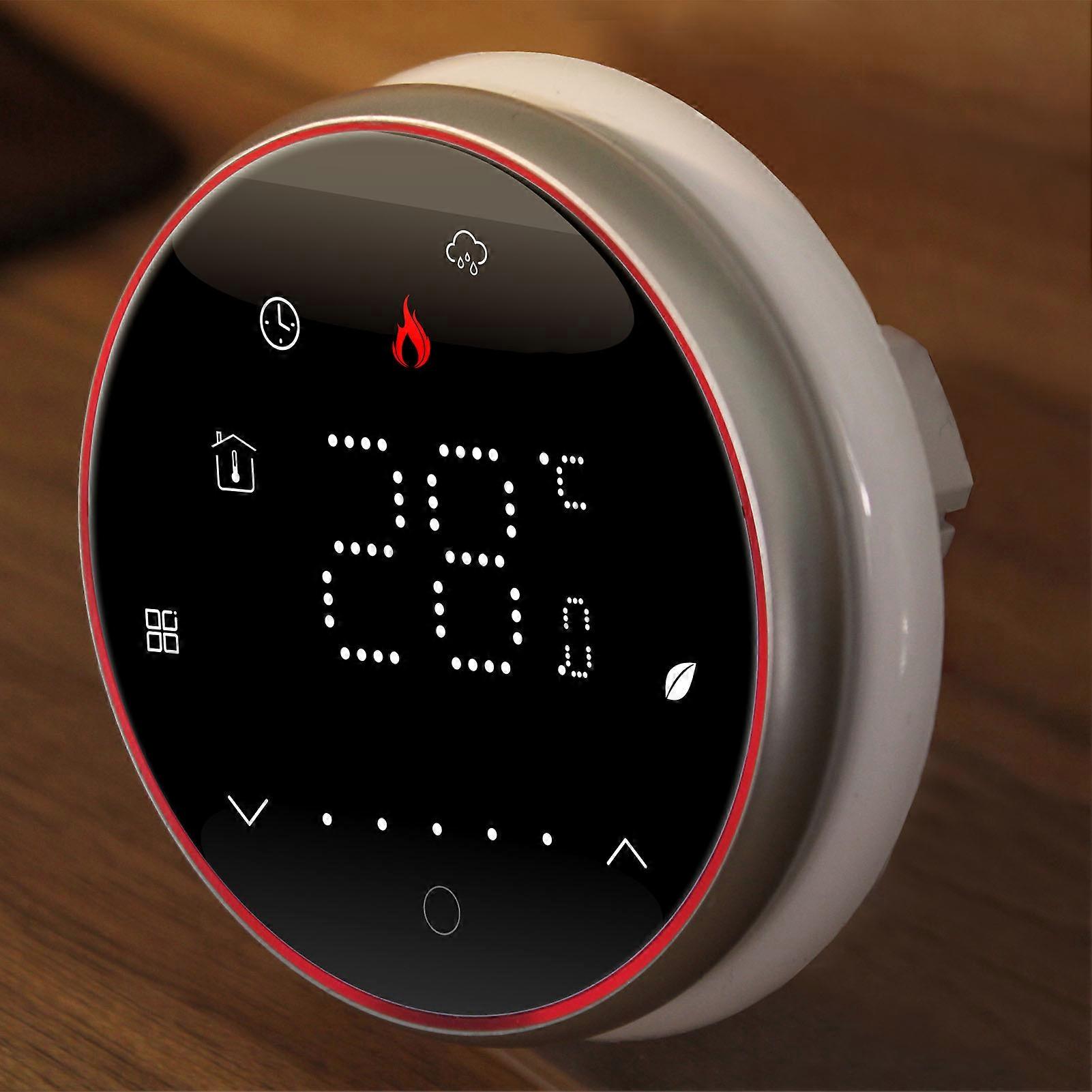 Wireless Smart Thermostat AC95-240V Round Base Black 5A