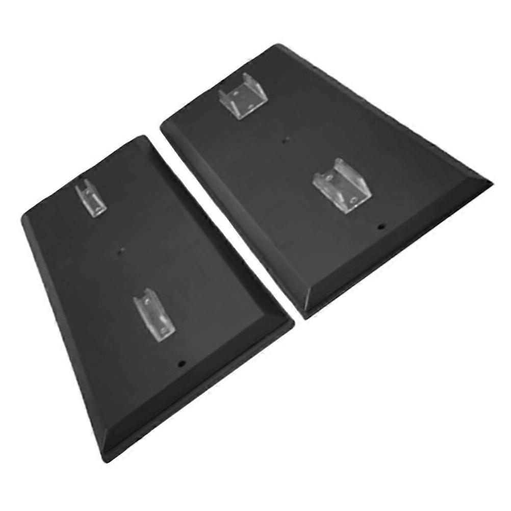 Black Plastic Motorcycle Model Holder Stand Offers Stable Support 2Pcs